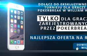 PokerBreak - Kolejny turniej o iPhone'a 6!