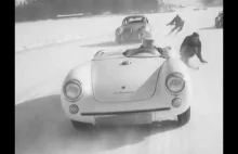 Szalone narciarstwo samochodowe w Bawarii, 1955