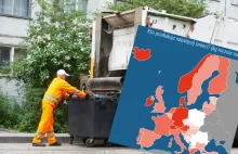 Mapa śmieciarzy. Polacy drugim najmniej śmiecącym narodem w Europie