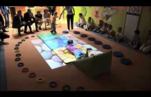 Podłoga interaktywna do zabaw dla dzieci