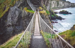 Most linowy Carrick-a-Rede, Irlandia Północna