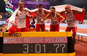 IAAF oficjalnie zatwierdziła wynik Polaków. Rekord świata sztafety uznany