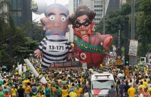Ponad 3 miliony protestujących Brazylijczyków wyszło na ulicę.