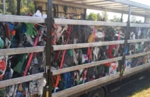 Ciężarówka pełna nielegalnych odpadów z Niemiec jechała do Polski