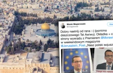 Mateusz Morawiecki na okładce "Jerusalem Post". "Nasz polski sojusznik"