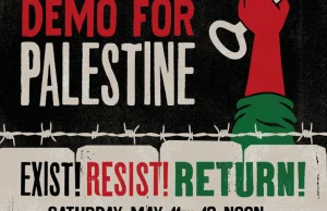 Londyn: dziś demonstracja przeciwko okupacji ziem palestyńskich przez Izrael...