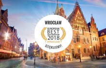 Wrocław najlepszym kierunkiem turystycznym w Europie!