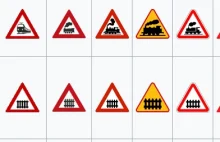 Porównanie znaków drogowych w Europie