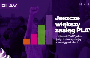 Play będzie działał na zasięgu 4 sieci - T-Mobile dołącza do zasięgu Playa