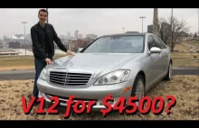 Za $4500 kupił zepsutego Mercedesa S600 V12 biturbo 510KM i naprawił za $10000