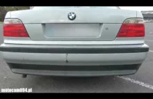 BMW E38 740i dźwięk fabrycznego wydechu
