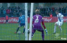 Błękitni Stargard - Lech Poznań 3:1 - Skrót sensacyjnego meczu (01.04.2015