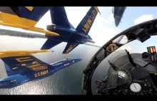 Amazing Cockpit View! US Navy Blue Angels Team...