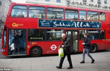 Imię Allaha na autobusach w brytyjskich miastach