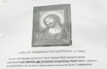 Grupa wiernych z Kostrzyna przestrzega przed Pol'and'Rockiem