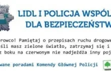 Policja i Lidl czyli afery "Zatrzymaj się i żyj" ciąg dalszy