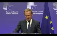 Donald Tusk o Brexicie: "Nie możemy sobie pozwolić na histeryczną reakcję"