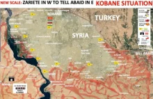 Kobane i okolice - postępy Kurdów - 13.02.2015