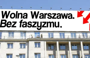 Zbierają na antyfaszystowski baner. Chcą go zawiesić 1 sierpnia w centrum W-wy