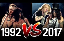 Guns N' Roses 1992 Vs. Guns N' Roses 2017