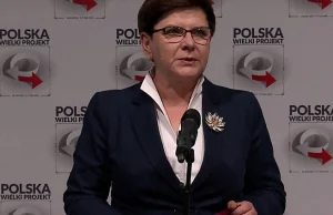 TV Trwam pokazała Beatę Szydło na konferencji, na której jej nie było