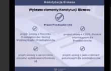 Dziewięć głównych założeń „Konstytucji dla Biznesu”