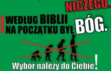 Masakrator teorii ewolucji rozpoczyna nową akcję w polskim internecie.