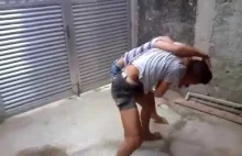Typowa bójka w Brazylii