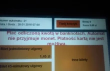 Olsztyńskie MPK: ''Zapłać 1,45 zł odliczoną kwotą w banknotach''