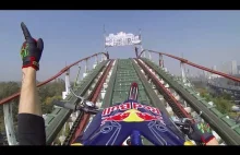 Test motocykla na Roller coaster