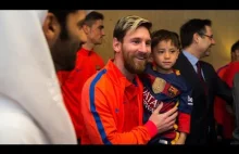 Wzruszające spotkanie Messiego z afgańskim chłopcem