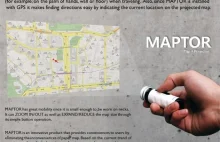 Maptor - Mapa działająca jak mini projektor.