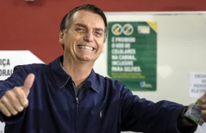Kandydat skrajnej prawicy wygrał I turę wyborów prezydenckich w Brazylii