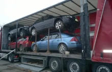 Niemcy znowu zatrzymali transport samochodów w "firance" - polskiej firmie...