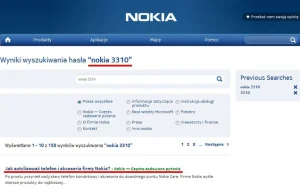 Nokia delikatnie sugeruje że model 3310 nie jest już wspierany