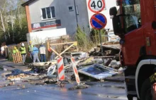 Katastrofa budowlana w Toruniu. Materiał wideo z miejsca zdarzenia