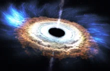 Astronomowie wykryli gigantyczną czarną dziurę, która co dwa dni pożera gwiazdę