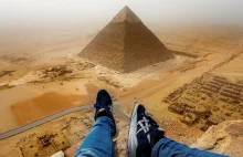 Niemiecki turysta, Andrzej Ciesielski, nielegalnie wspiął się na piramidę!(film)