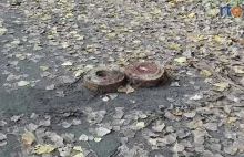 W Opolskiem ktoś rozstawia miny na drogach
