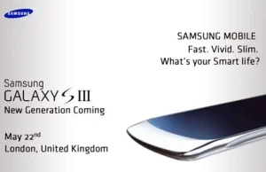 Samsung Galaxy S III z zupełnie zmienionym designem zadebiutuje 22 maja?