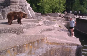 Warszszawskie ZOO i naćpany koleś xD