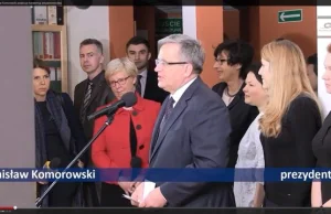 Prezydent Komorowski podpisał konwencję antyprzemocową w Centrum Praw...