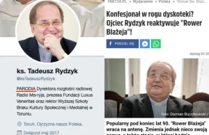 FAKT24 zrobił artykuł na podstawie fejkowego konta ojca Tadeusza Rydzyka