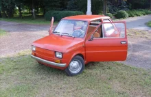 Dwusuwowy "Maluch" - Fiat 126 Steinwinter z 1973 r. Dwusuw 250 ccm