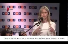 Magdalena Ogórek broni Kościoła i masakruje lewaków.