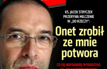 Ksiądz Stryczek, który mobbingował pracowników: Onet zrobił ze mnie potwora