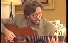 Eric Clapton gra "Tears in Heaven" po raz pierwszy.