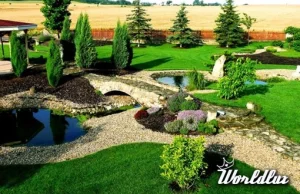 Piękny ogród ozdobą domu