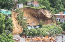 Brazylia: 14 ofiar lawiny ziemnej w Rio de Janeiro. Ludzie tonęli w błocie!