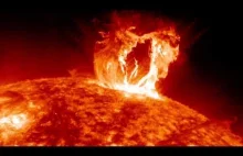 Niesamowite wybuchy słoneczne